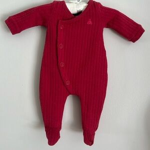 BABY GAP First Favorites Crossover One-Piece With Cable Knit Pattern up to 7lbs‍